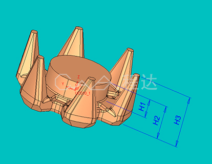 爪極參數(shù)標注示意圖B